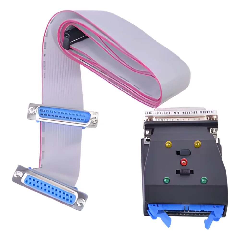Cable de interfaz con conectores DB25 para receptor de alarmas y software de despacho de central de monitoreo