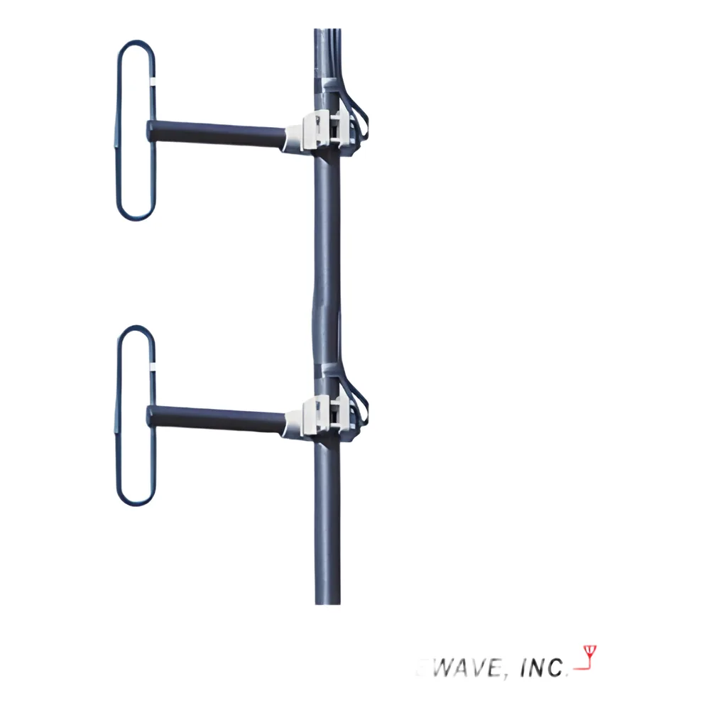 Antena Base UHF, 2 Dipolos, 406-512 MHz, 500 W, N Macho.