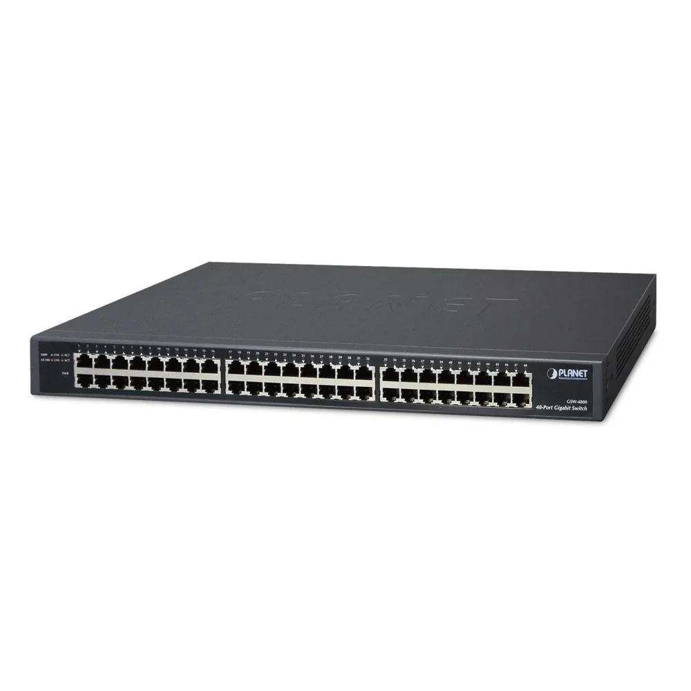 Switch no administrable Gigabit Ethernet 48 puertos 10/100/1000Mbps
