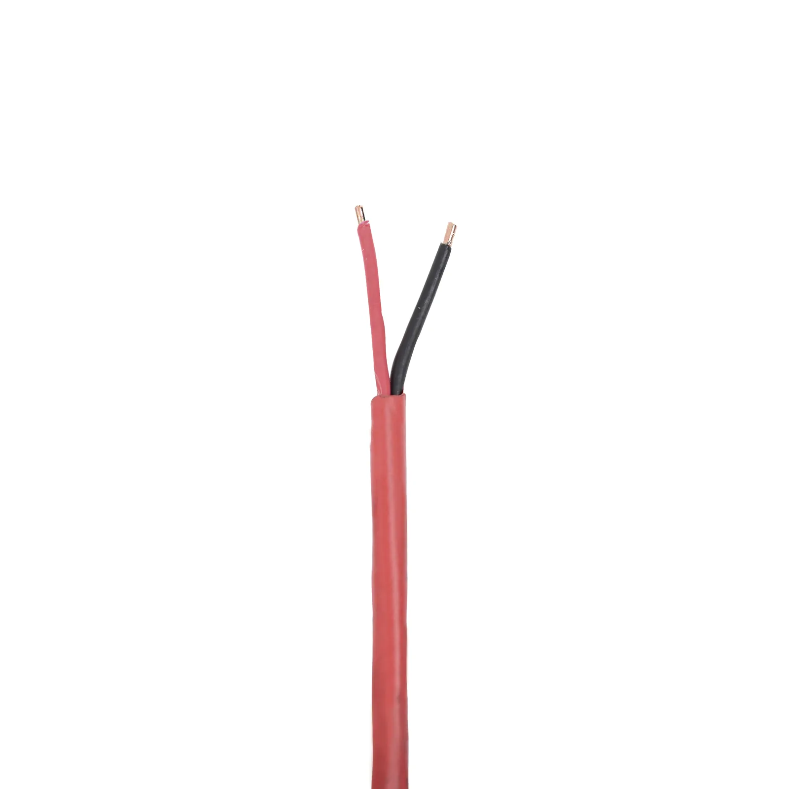 Bobina de 305 Metros (1000 Pies) de Alambre / 2x18 AWG / Riser / Tipo FPLR-CL3R, FT4 / Color Rojo / Para Aplicaciones en Sistemas de Detección de Incendio y Sistemas de Evacuación