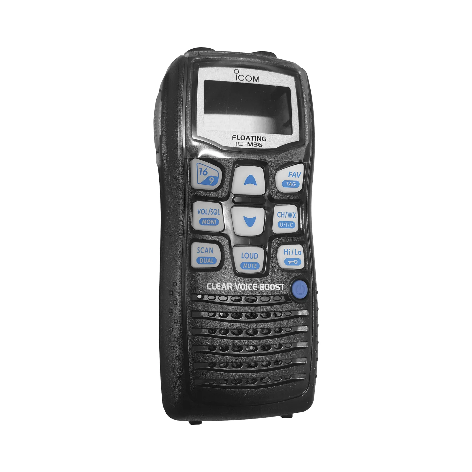 Tapa frontal para radio IC-M36, Incluye teclado y bocina