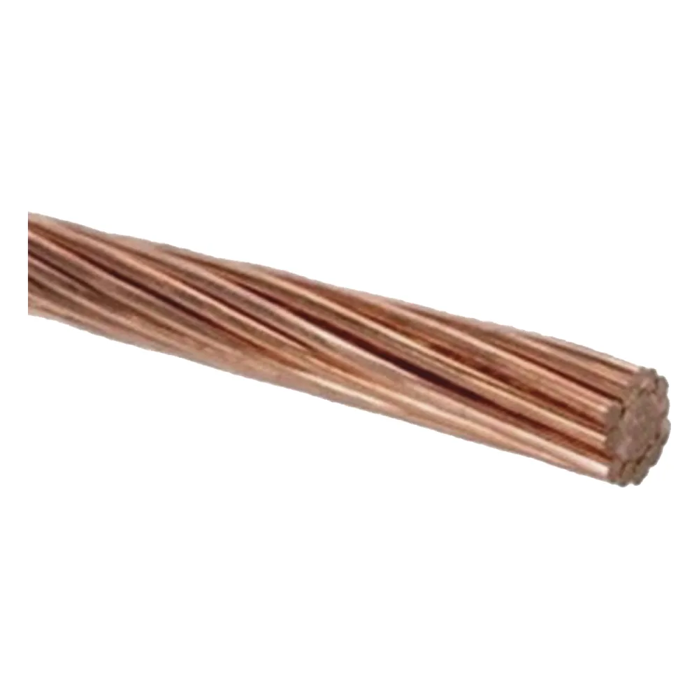 Cable Eléctrico de Cobre Desnudo Semiduro 7 Hilos, Cal. 4/0 AWG, Rollo 100 m.