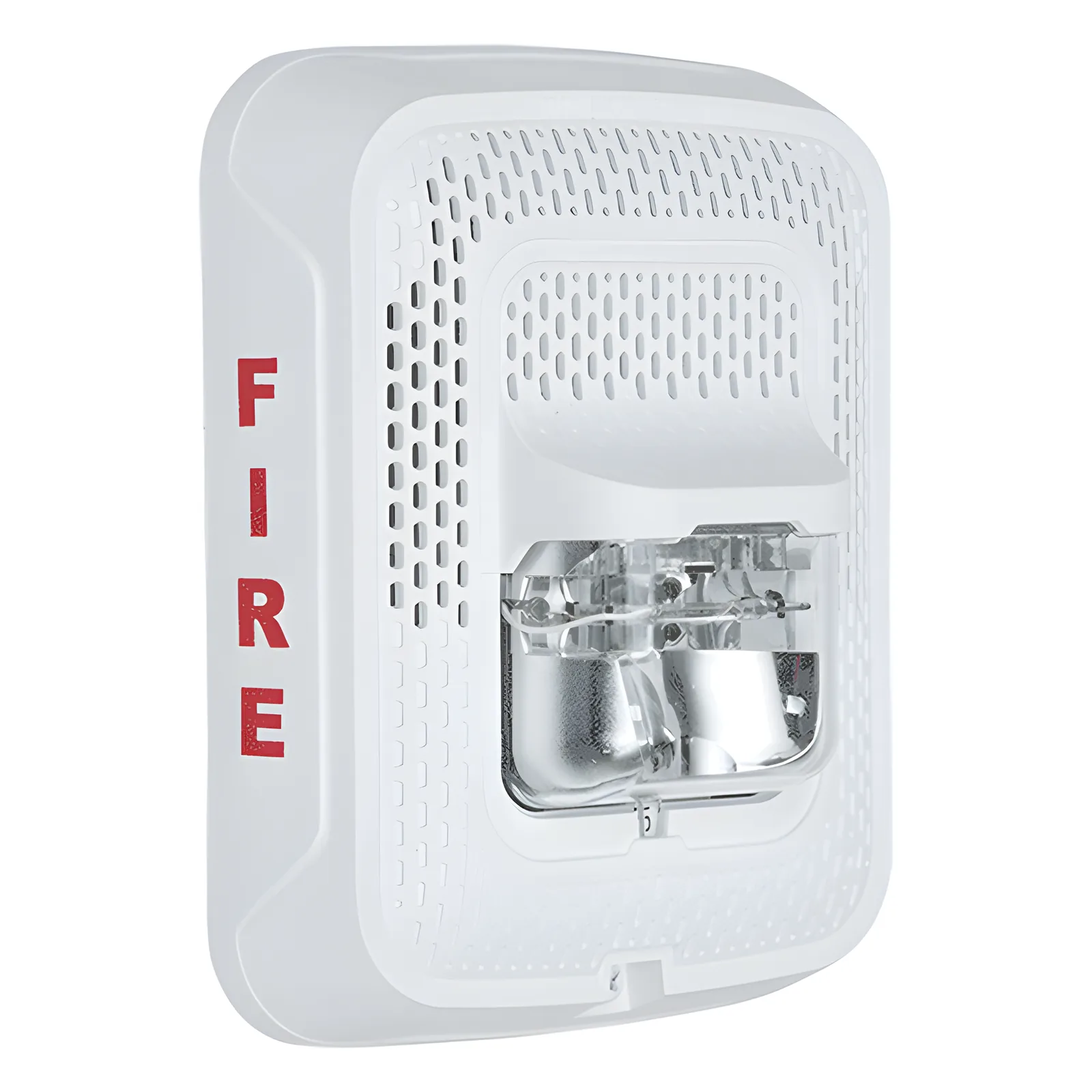 Bocina con lámpara estroboscópica de pared, doble voltaje 25/70.7 V, candela seleccionable, Serie L