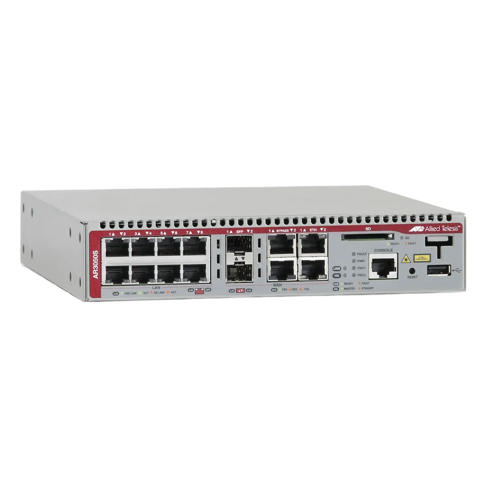 Firewall de Nueva Generación, con 2 puertos WAN Gigabit Combo + 8 puertos LAN Gigabit