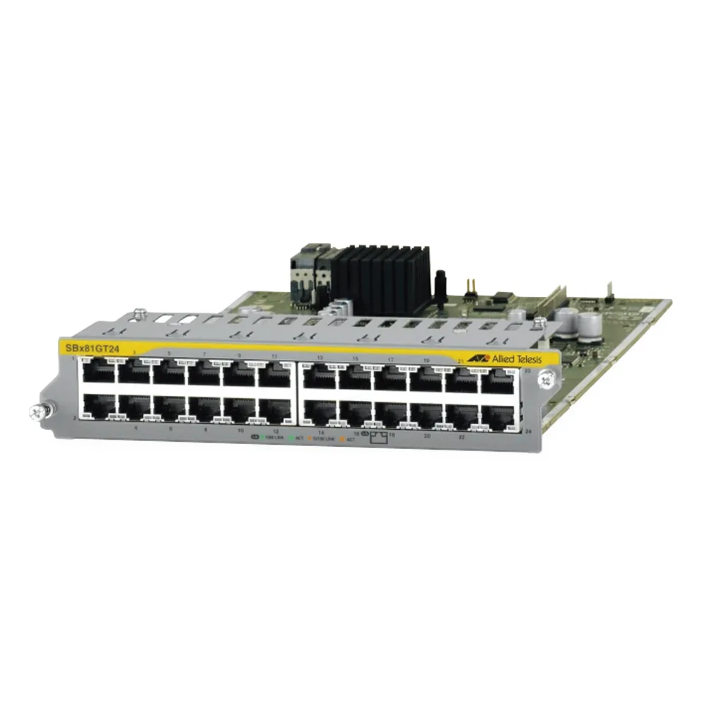 Tarjeta de línea Ethernet 10/100/1000T de 24 puertos PoE+, para SBx8100 Series