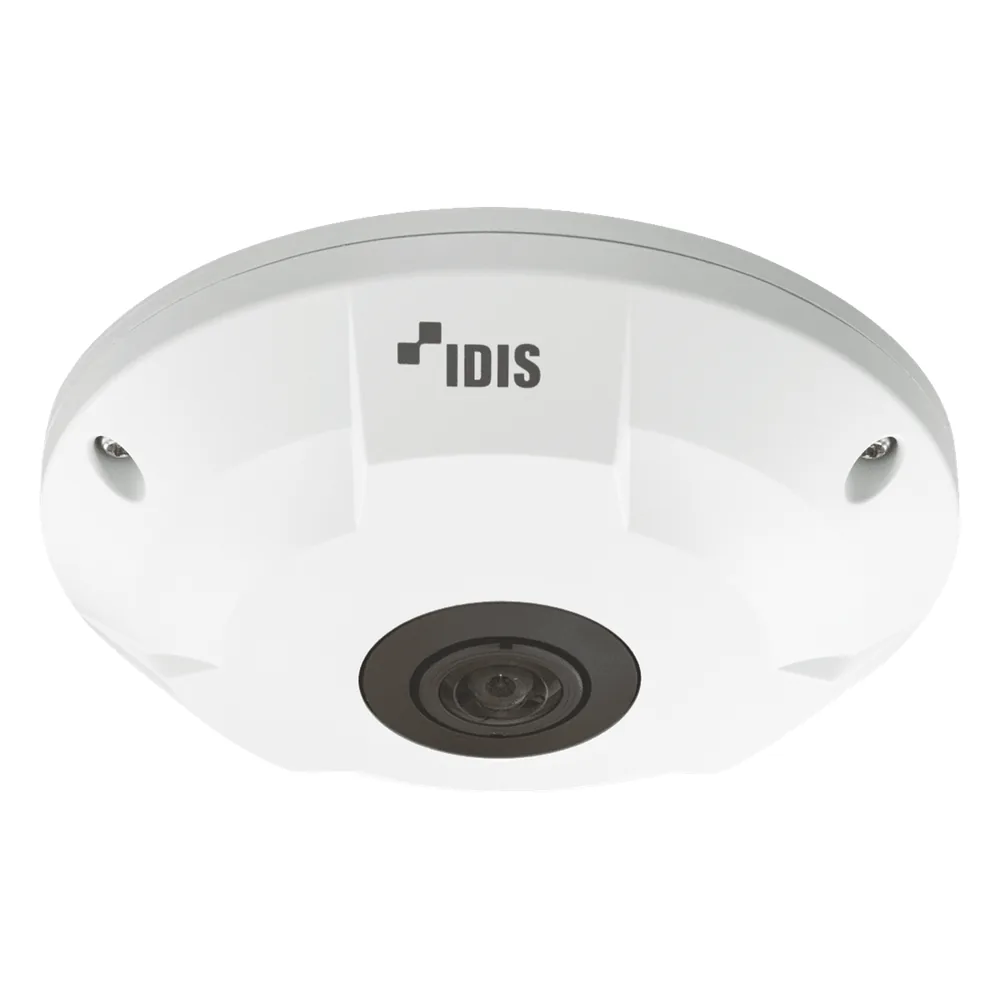 Fisheye 5 Megapixeles | Camara IP | Interior | Audio de Dos Vias | MicroSD (Hasta 256 GB) | Entrada/Salida de Audio | ICR Dia y Noche | PoE