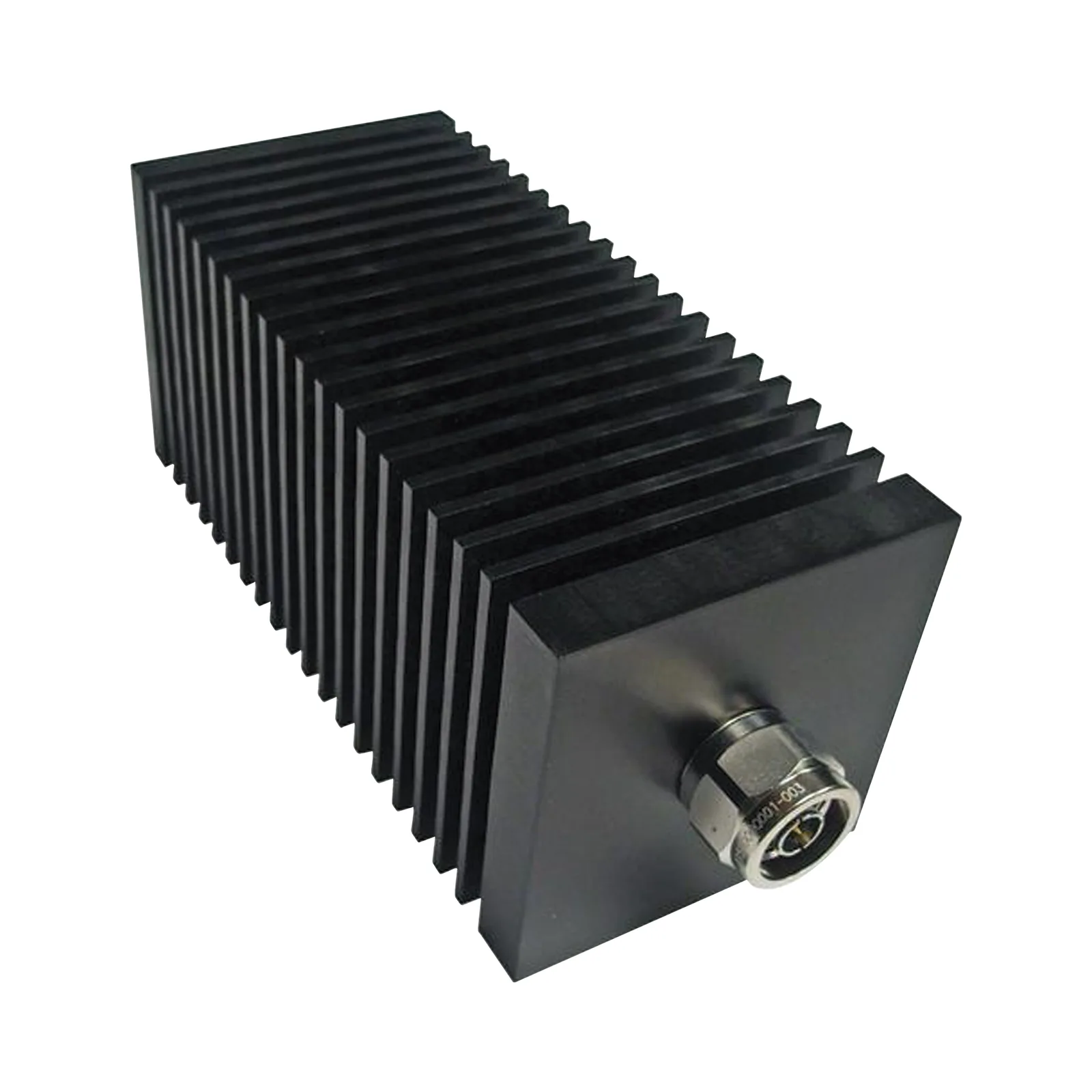 Carga Terminal Fantasma Cuadrada de 50 Ohm, 100 Watt, Conector N Macho.