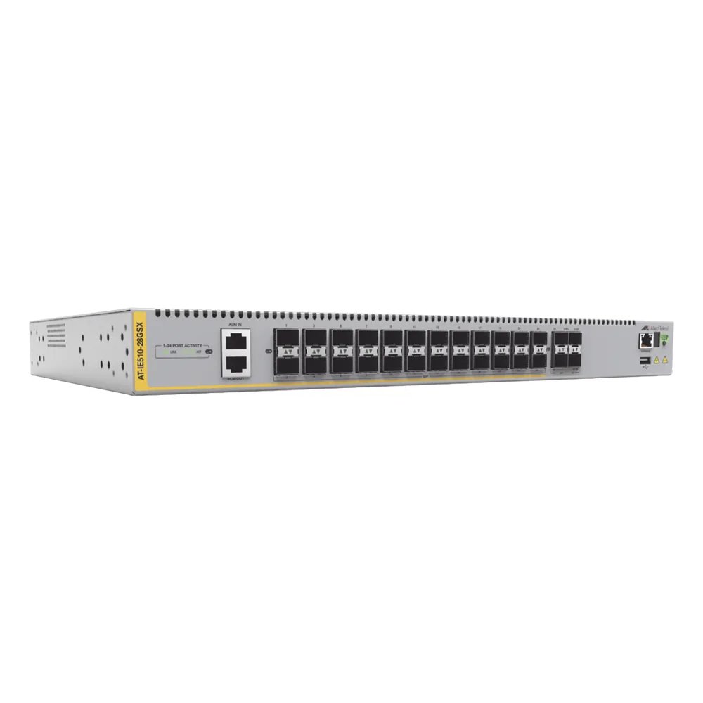 SWITCH STACKEABLE INDUSTRIAL ADMIN CAPA 3 D/24 PTOS 100/1000 SFP + 4 PTOS 10G SFP+