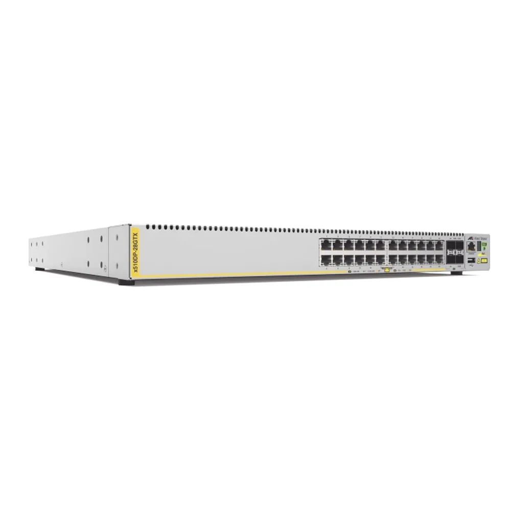 Switch Stackeable Capa 3, 24 ptos Gigabit, 4 ptos SFP+ 10G, Fuentes HOT SWAP