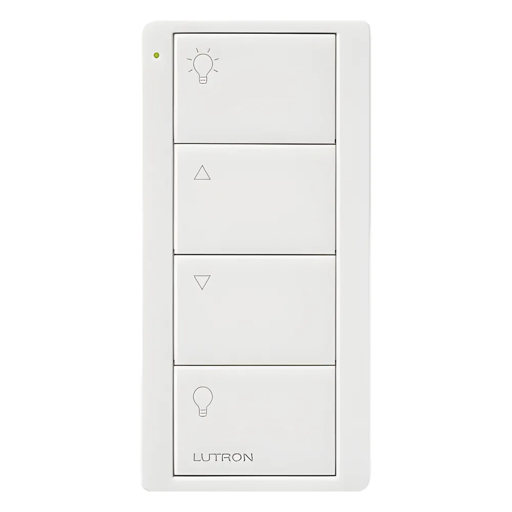 Control remoto inalámbrico Pico de 4 botones para control de zona de iluminación, compatible con Caseta Wireless, RA2 Select, RadioRA 3 y más sistemas Lutron