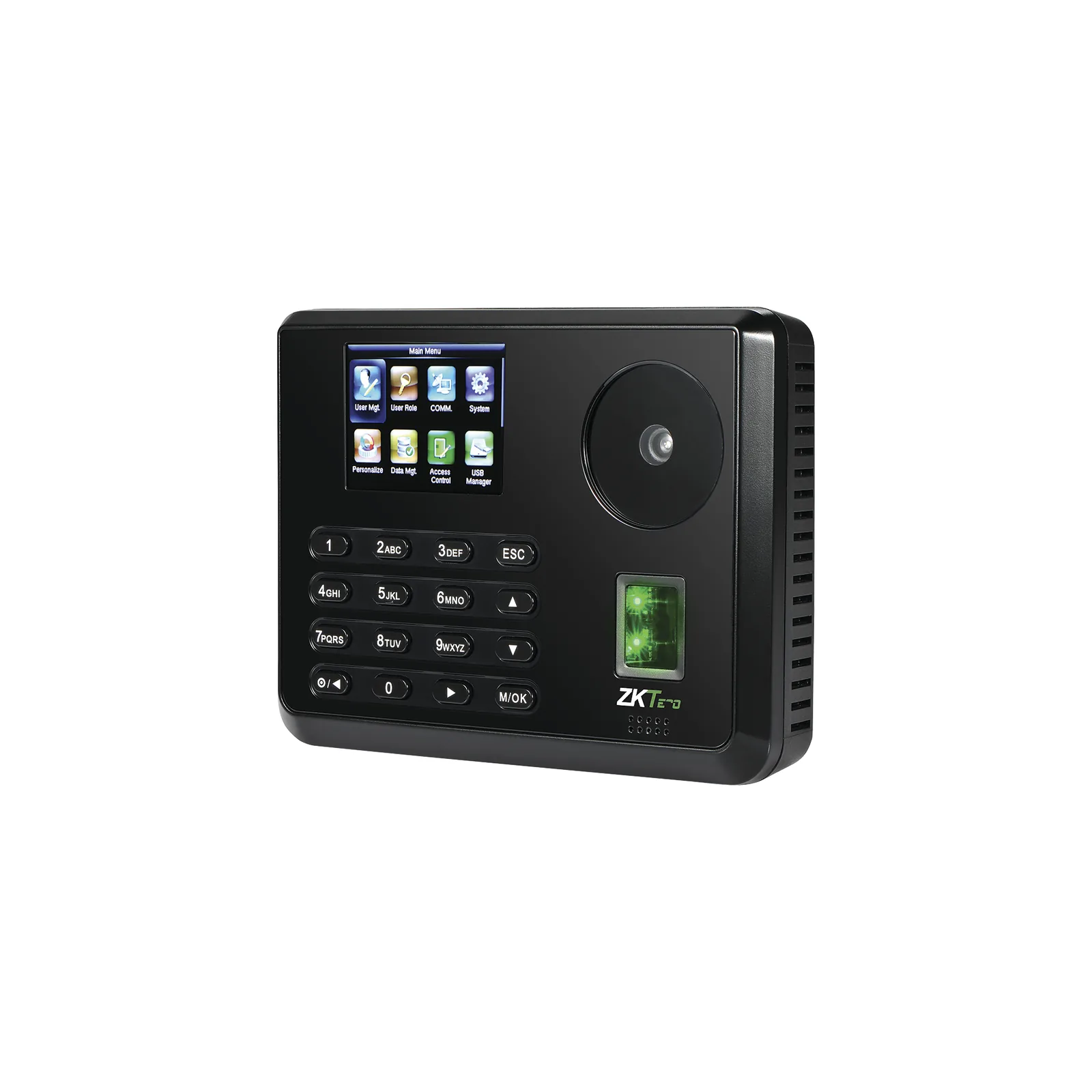 Terminal Biométrica de Palma y Huella / 600 Palmas 3,000 Huellas / Pantalla 2.8" / TCP/IP USB / 100,000 Eventos