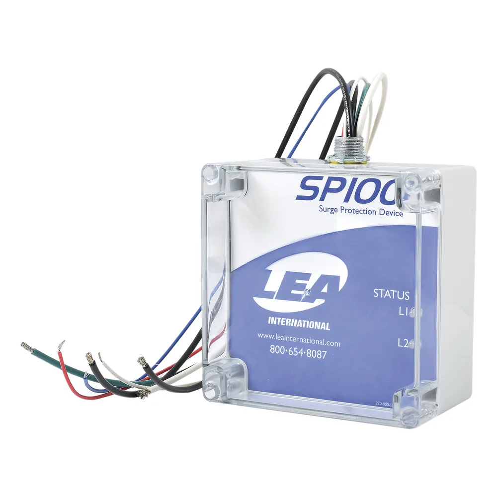 Supresor de Transitorios/Picos Para 120/240 Vac de Fase Partida de 100 KA de Capacidad Por Fase en Gabinete NEMA 4