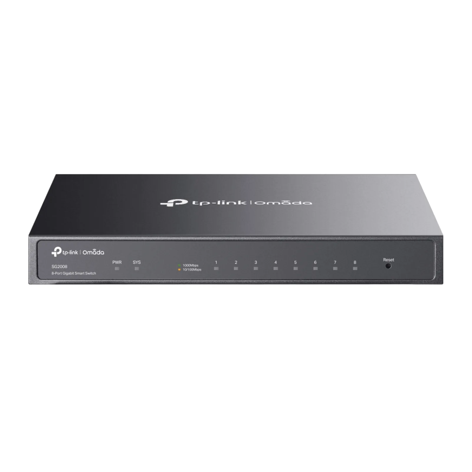 Switch Administrado Gigabit 8 Puertos / Omada SDN / 16 Gbps Capacidad Switching / Gestión Cloud y Local / VLAN / QoS / ACL / Sin Ventiladores / Montaje Pared-Escritorio
