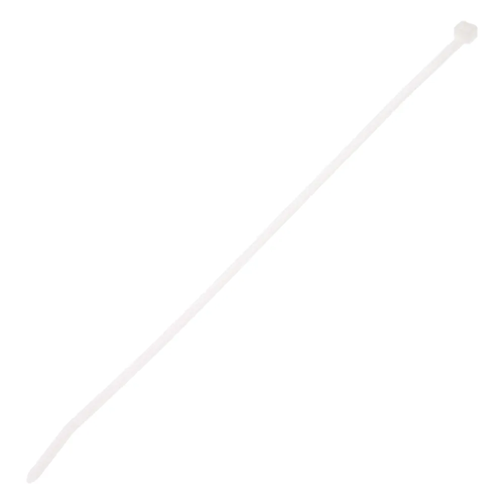 Cincho de Nylon 6.6 Pan-Ty ®, Color Natural, 292 mm largo x 4.8mm ancho, sección transversal estándar, Paquete de 100 piezas