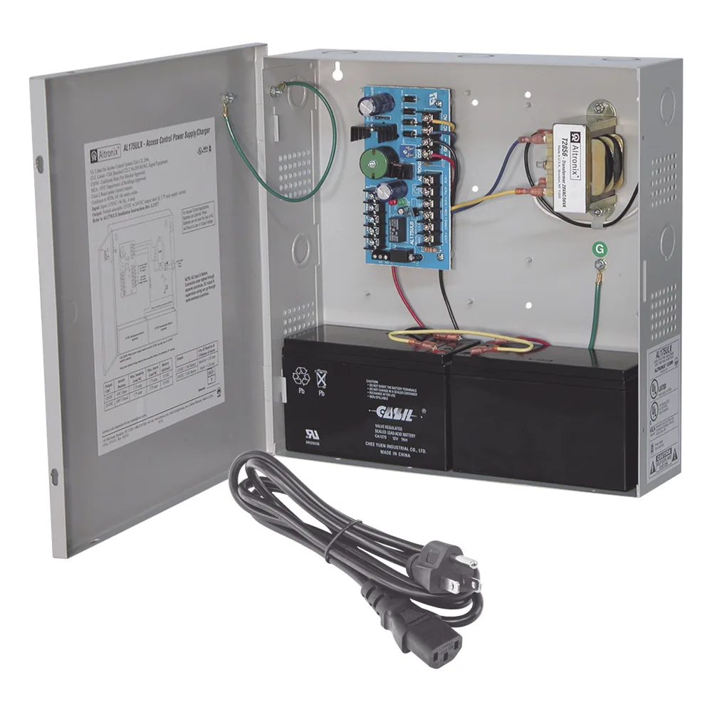 Fuente de poder para control de acceso de 12/24 Vcc @ 1.75 A