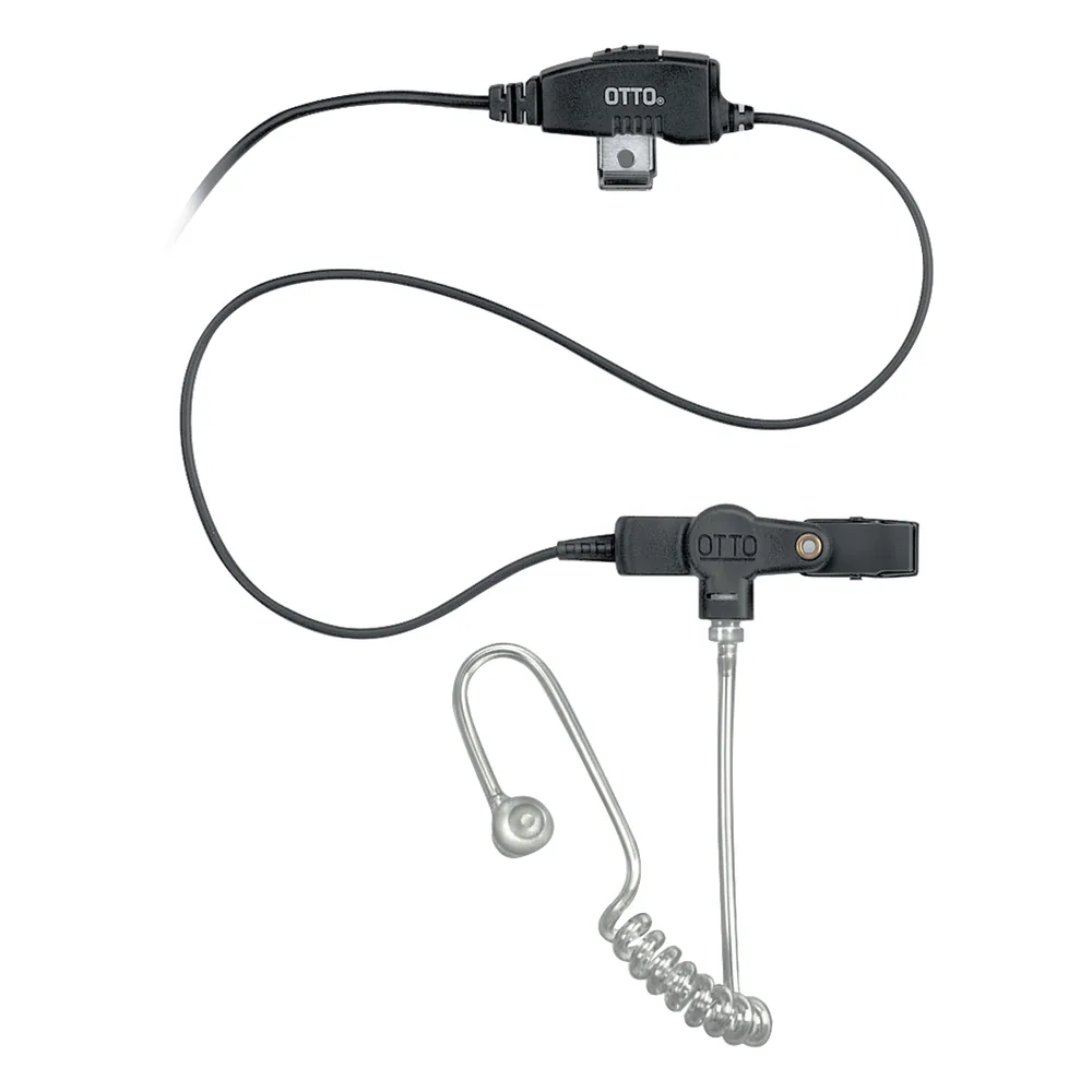Kit de Micrófono-Audífono PLUS de 1 cable para Motorola DEP550, DGP8050 Elite, Serie XPR3000/3500, Serie APX3000/8000, DP2400/2600