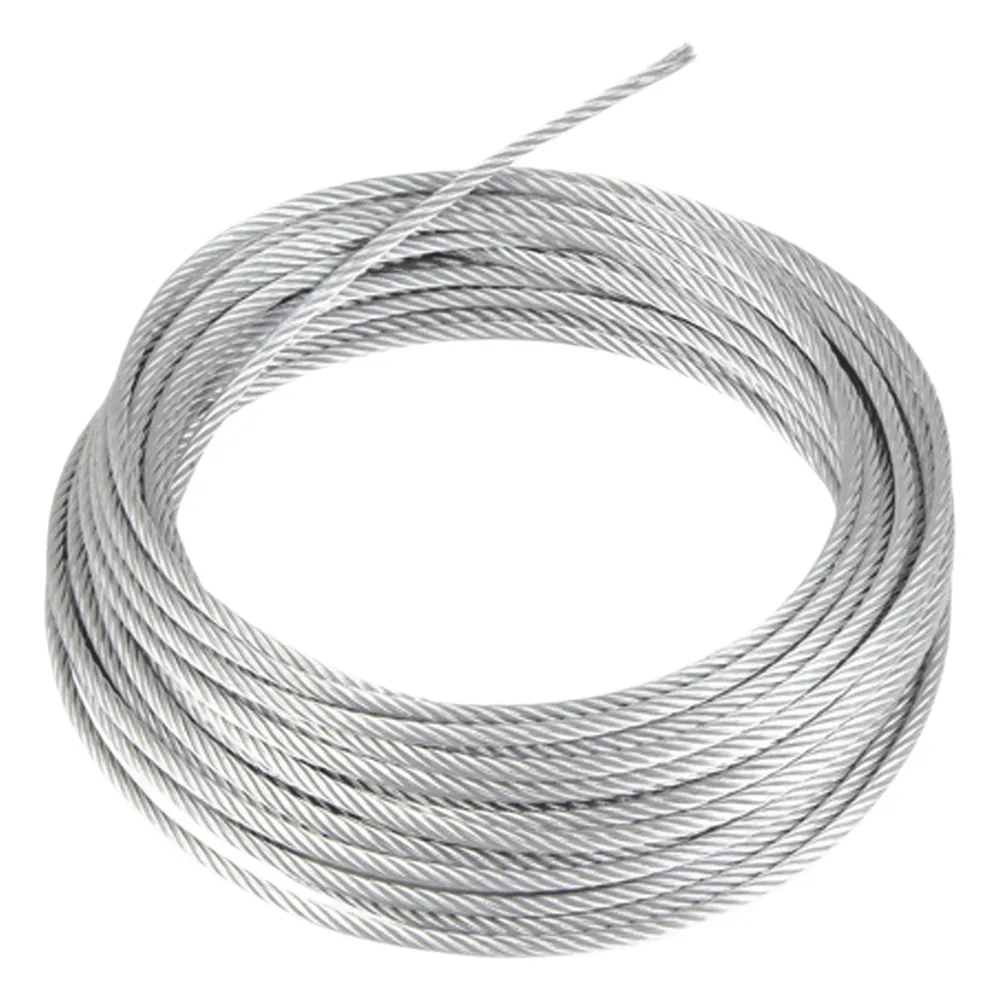 Cable Retenida 7 Hilos, Resistencia 1293 Kg. Diámetro 3/16" (RETAZO DE 50 METROS).