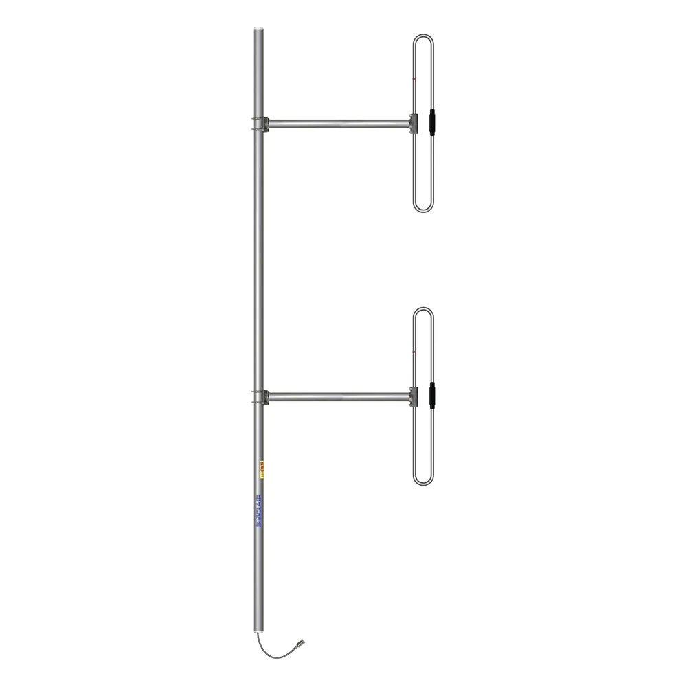 Antena Base de 2 Dipolos, 138-174 MHz, 5 dBd, 36 MHz de Ancho de Banda, Bi-direccional, 300 Watt, N Macho, Inclinación Opcional "Tilt" de 0, 2, 4, 6, 8 o 10 Grados.