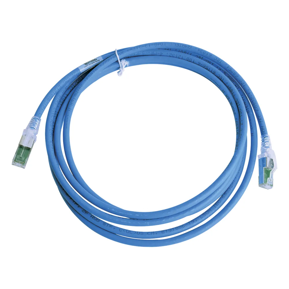 Patch Cord Z-MAX Cat6A S/FTP, CM/LS0H, 15.24 Metros (50 Pies), Color Azul
