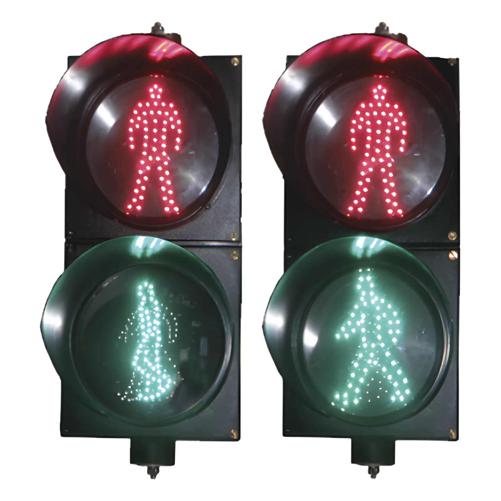 Semaforo peatonal con indicador alto/siga dinámico de 300 mm de diametro