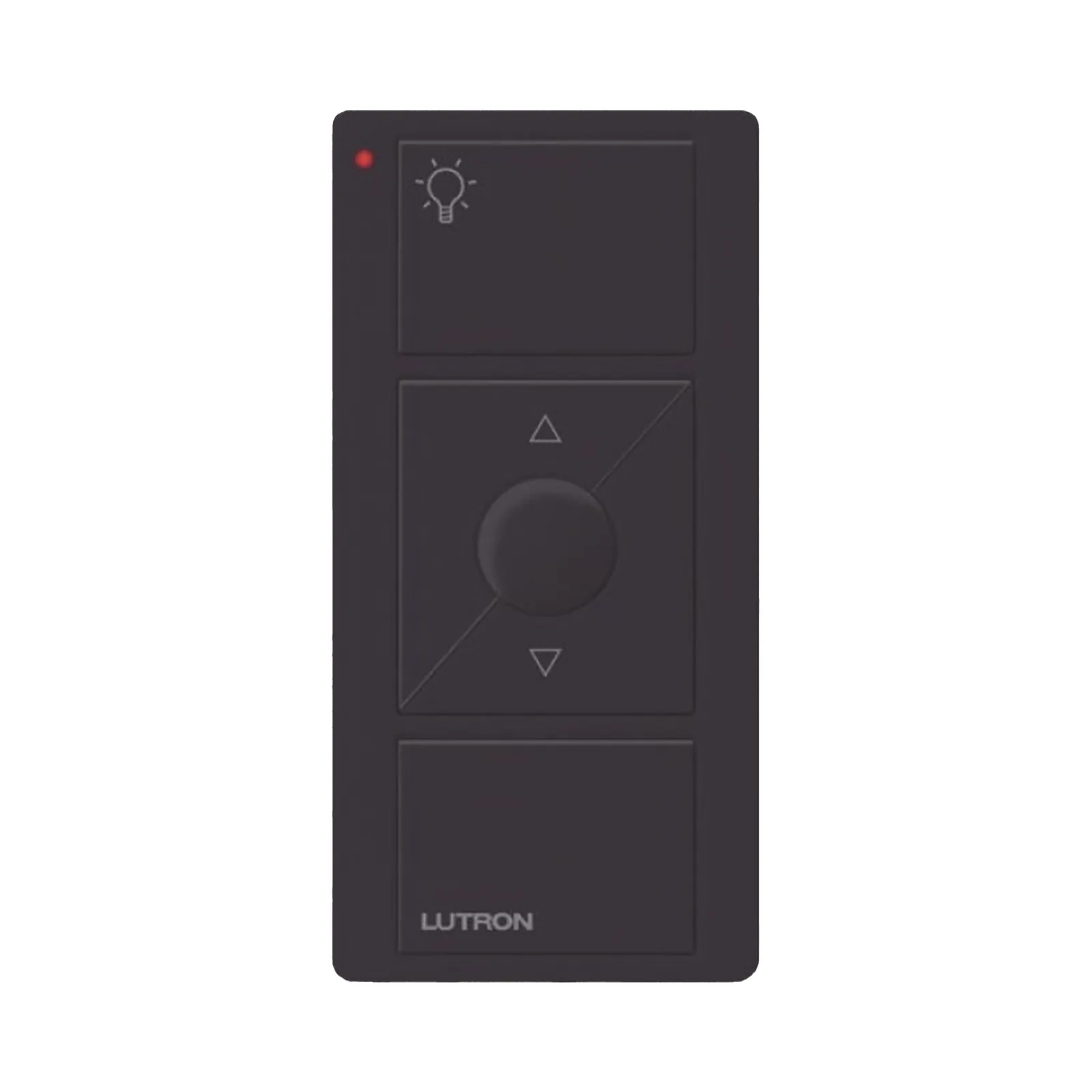 Control Pico inalámbrico de 3 botones con subir y bajar, iconos de luz, negro brillante, para sistemas Caseta Wireless, RadioRA 2, HomeWorks QS y Vive