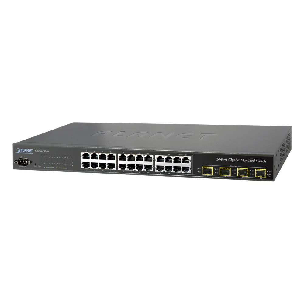 Switch Administrable L2+ 24 puertos 10/100/1000 Mbps, 4 Puertos Combo SFP