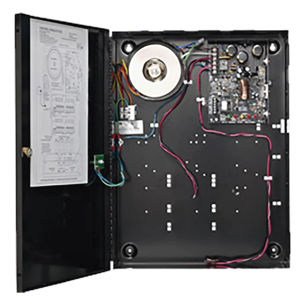 Fuente de alimentación 12/24 Vcc de 6 A con controlador de acceso integrado, para 4 u 8 salidas independientes