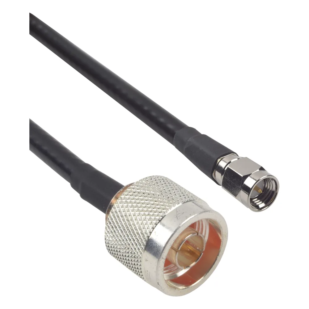 Cable LMR-240UF (Ultra Flex) de 60 cm (23.62 pulgadas) con Conectores N Macho y SMA Macho.