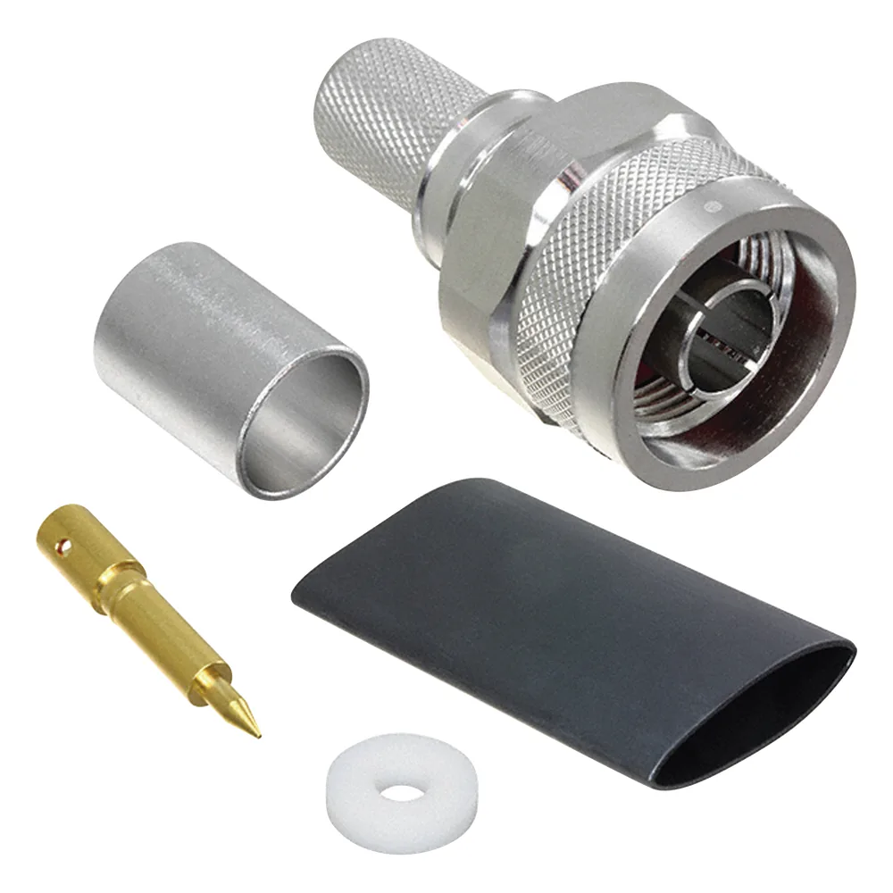 Conector N Macho Plegable Hex. con Pin Soldable para cables Tipo RG8