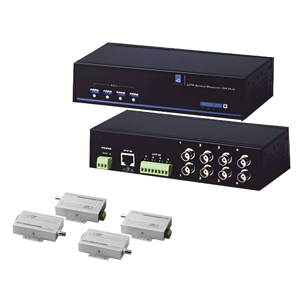 KIT P/VIDEO ANALOGO INC. (1) TT104AR -RECEP D/VIDEO, (4) TT101AT -TRANSM D/VIDEO ACTIVO
