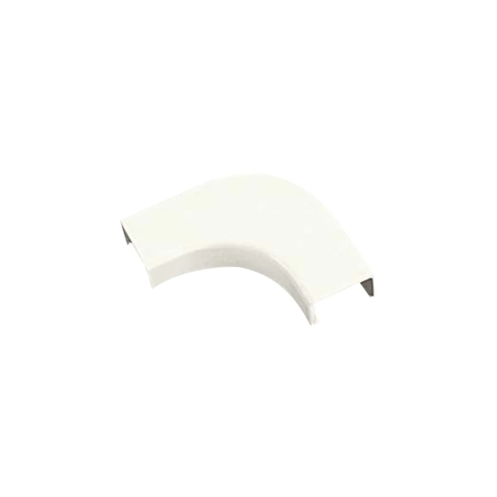 Curva de radio controlado, para uso con canaleta LD5, material ABS, Colo Blanco Mate