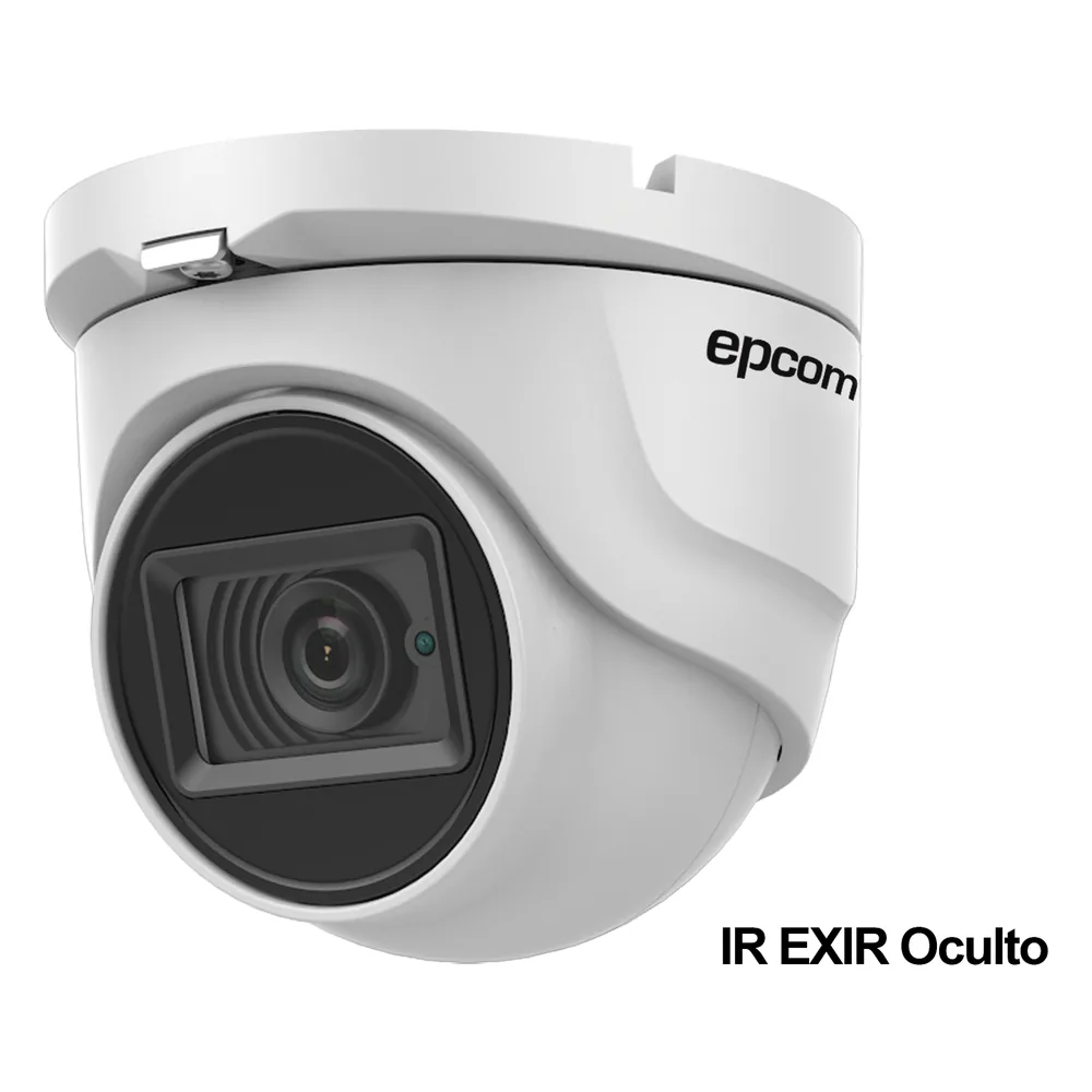 Eyeball TURBOHD 4K (8Megapixeles) / Gran Angular 102º / Lente 2.8 mm / Exterior IP67/ IR EXIR 30 mts / dWDR / TVI-AHD-CVI-CVBS