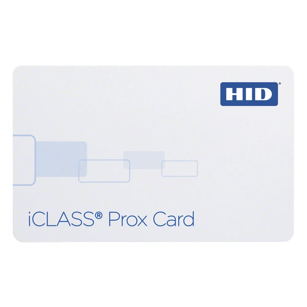 Tarjeta DUAL iClass + Proximidad 2120/ PVC Compuesto/ Garantía de por Vida