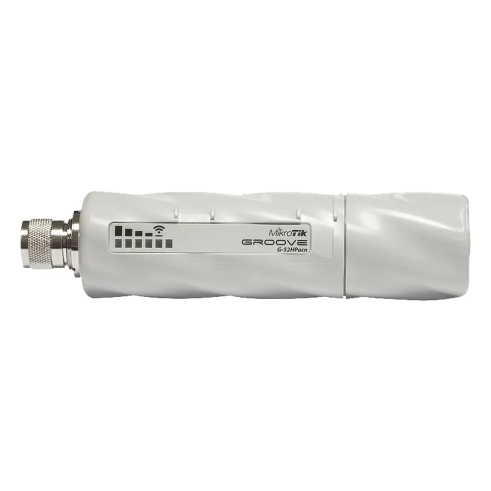 (Groove 52 ac) CPE y PtP en 2.4 o 5GHz 802.11 a/b/g/n/ac Conectorizado, con 400 mW de Potencia.