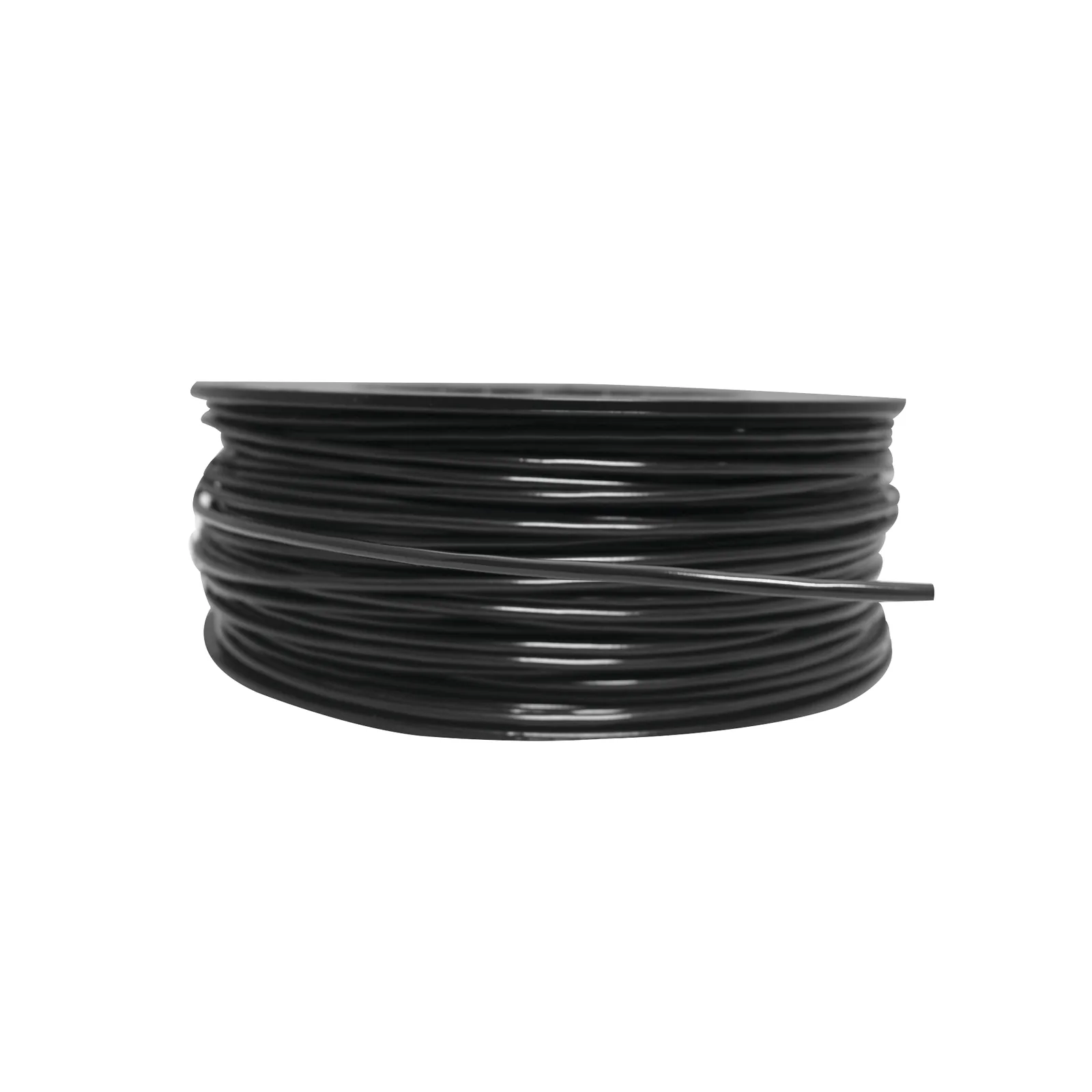 Bobina de 152 Metros de Cable Detector de Calor, Temperatura Fija 68 grados Celsius, Recubrimiento de Nylon Negro para Aplicaciones en Exterior, con Guía Acerada
