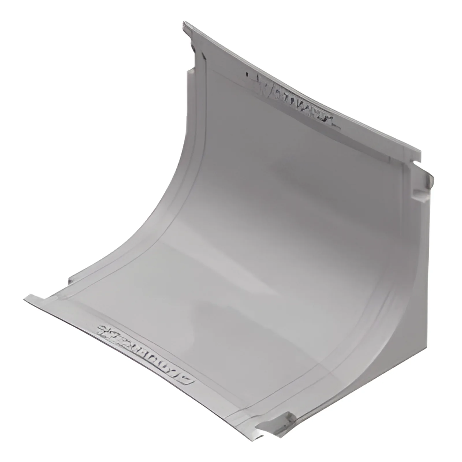 Curva vertical interna color blanco para canaleta THR40