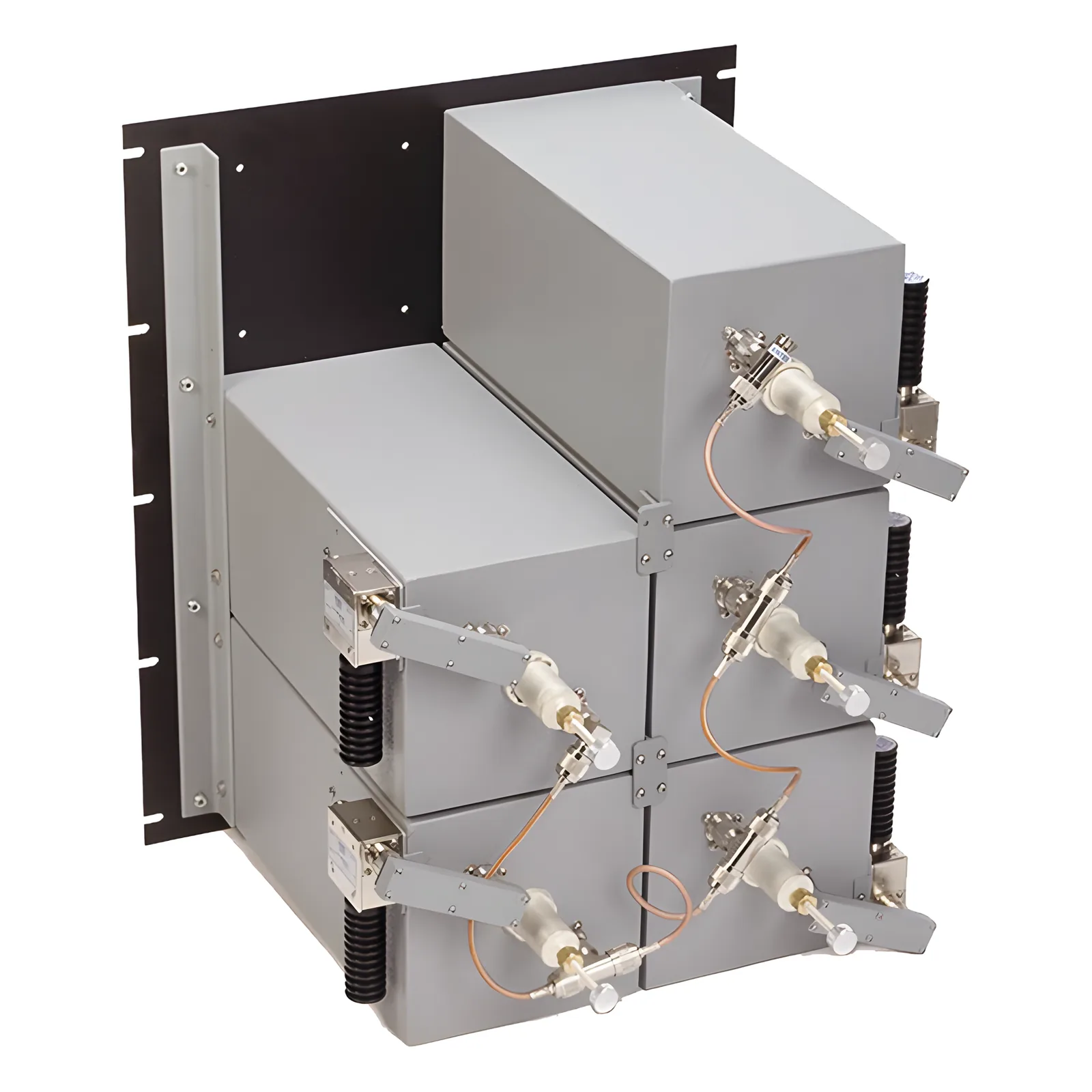 Combinador 440-512 MHz, para 5 Canales, 125 Watt, 200 KHz (min.) de Sep. Tx-Tx, 2 Circ. N Hembra.