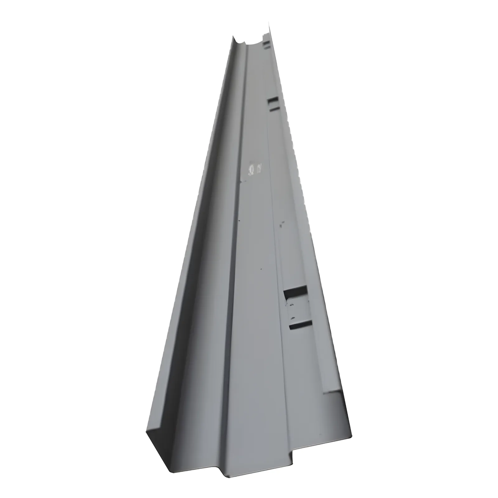 Jamba de contra galvanizada 7' 0", 5 3/4" con preparación para pestillo izquierdo