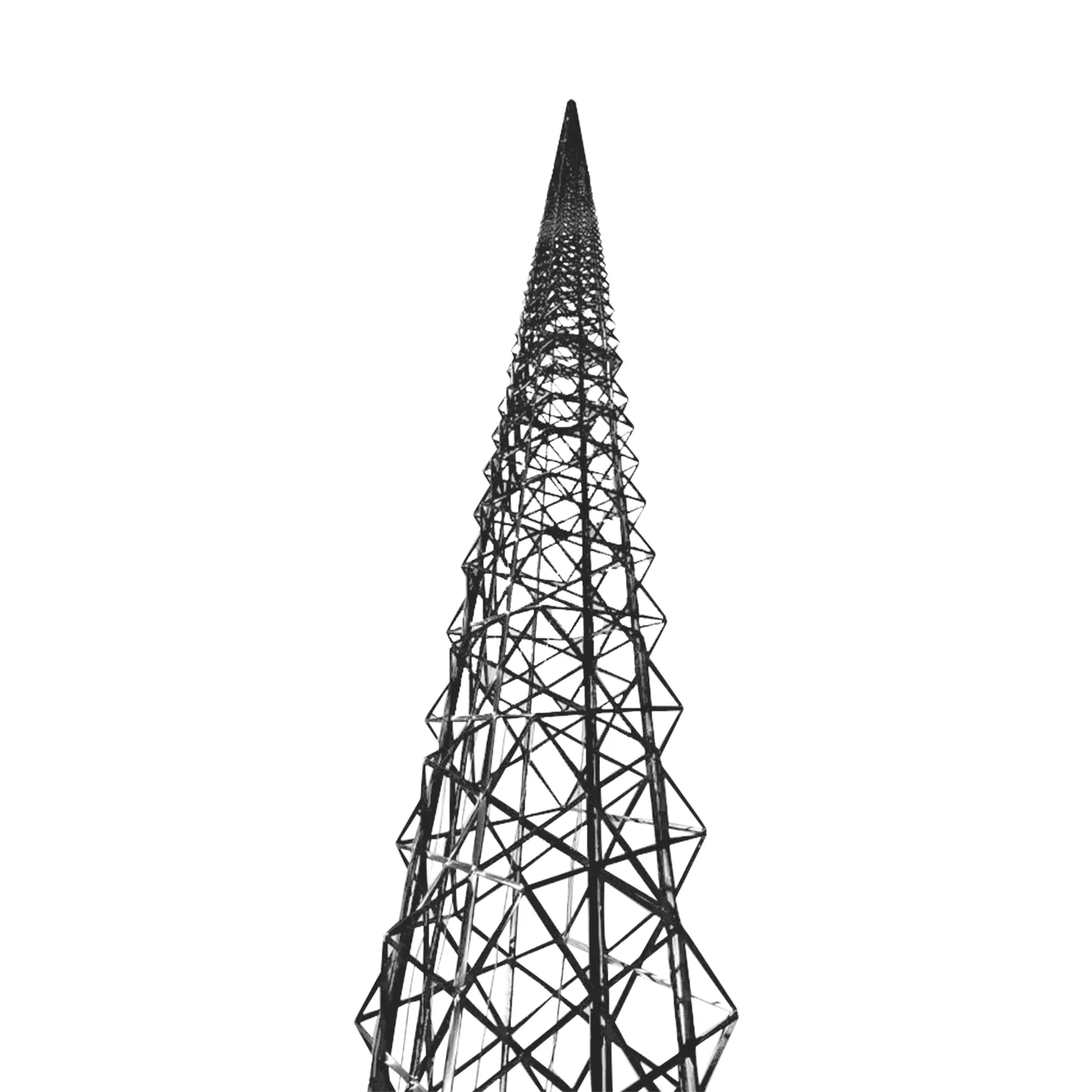 Torre de Fibra de Carbono 18.3 metros (60 pies) Autosoportada- ULTRA LIGERA.