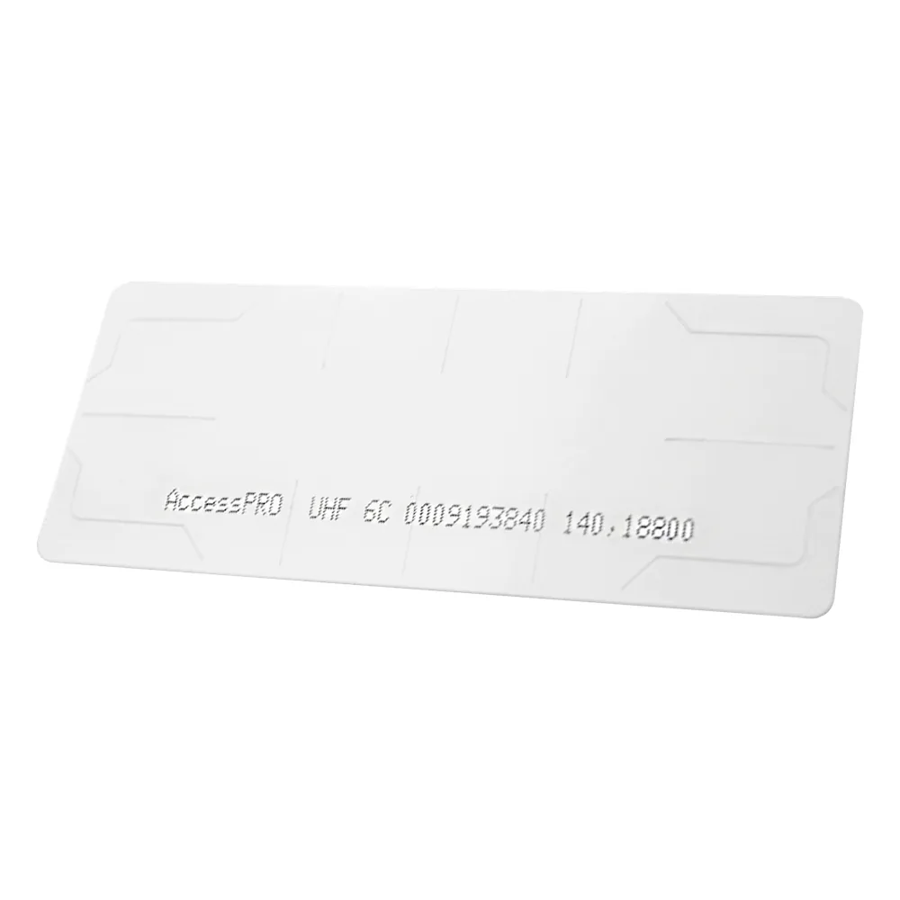 UHF TAG Adherible Tipo Etiqueta / EPC GEN 2 / Se Adhiere al Cristal del Vehículo / Compatible con Lectoras de Largo Alcance PRO12RF
