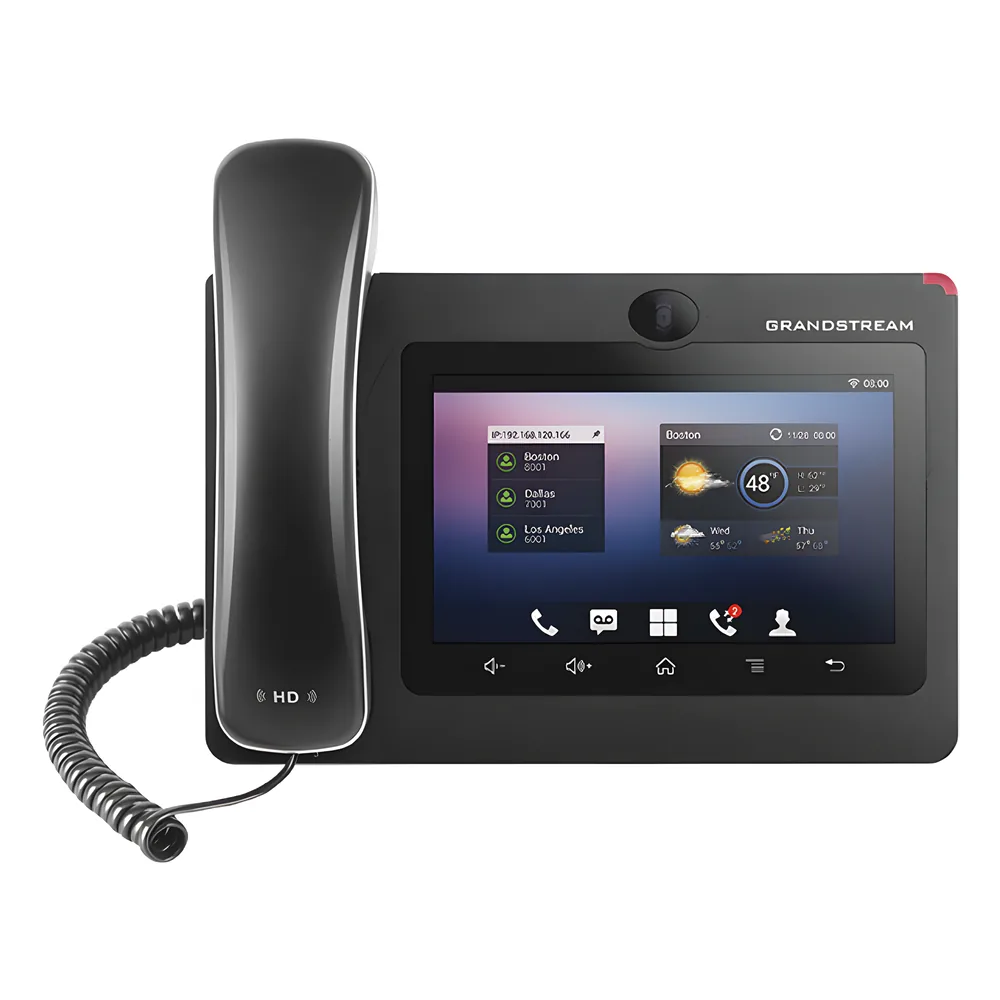 Teléfono IP GrandStream Empresarial para Videoconferencias con Android 7, 16 lineas, procesador 4 nucleos