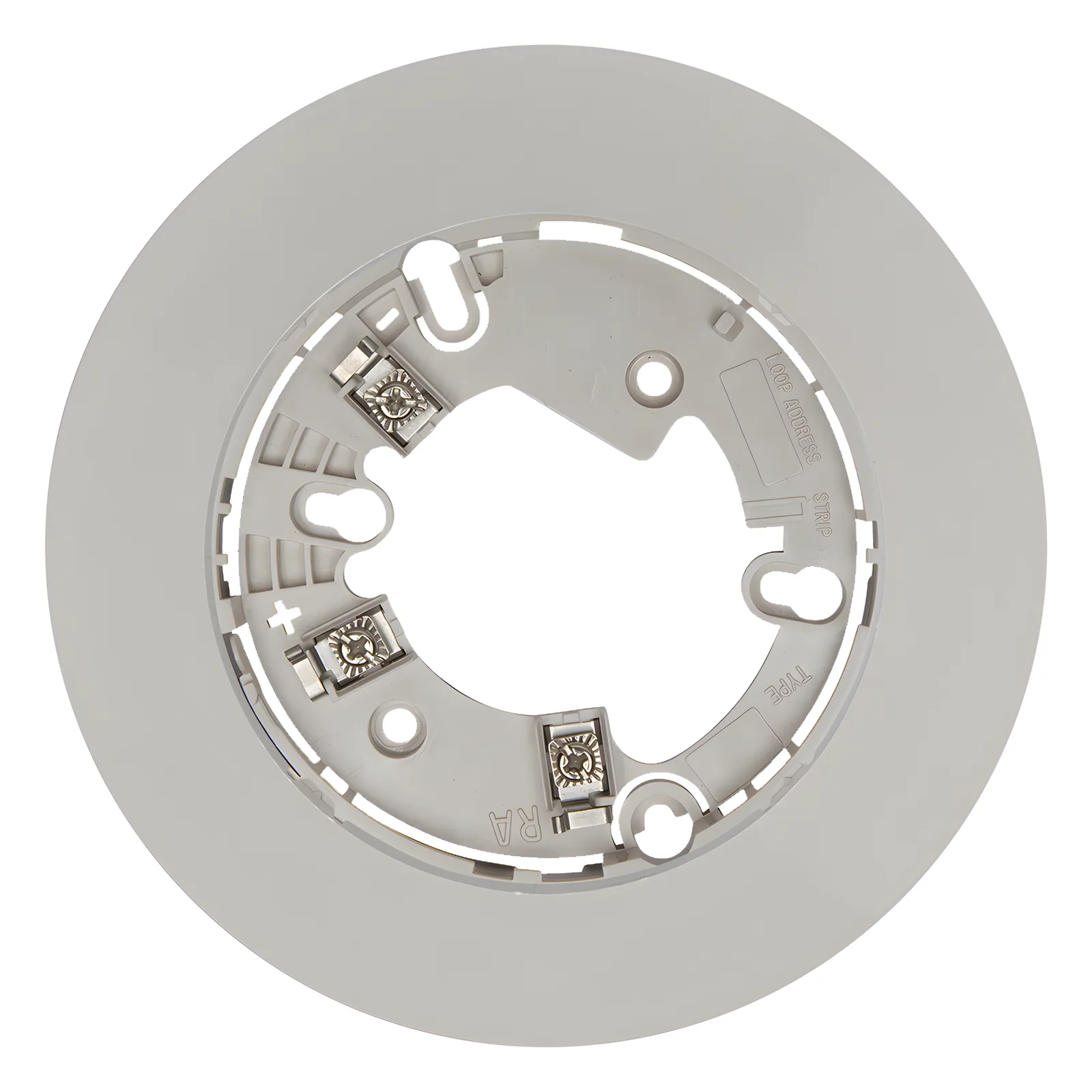 Base de 6 Pulgadas / Para detectores Notifier, Farenhyt, Silent Knight y Fire-Lite / Color Marfil