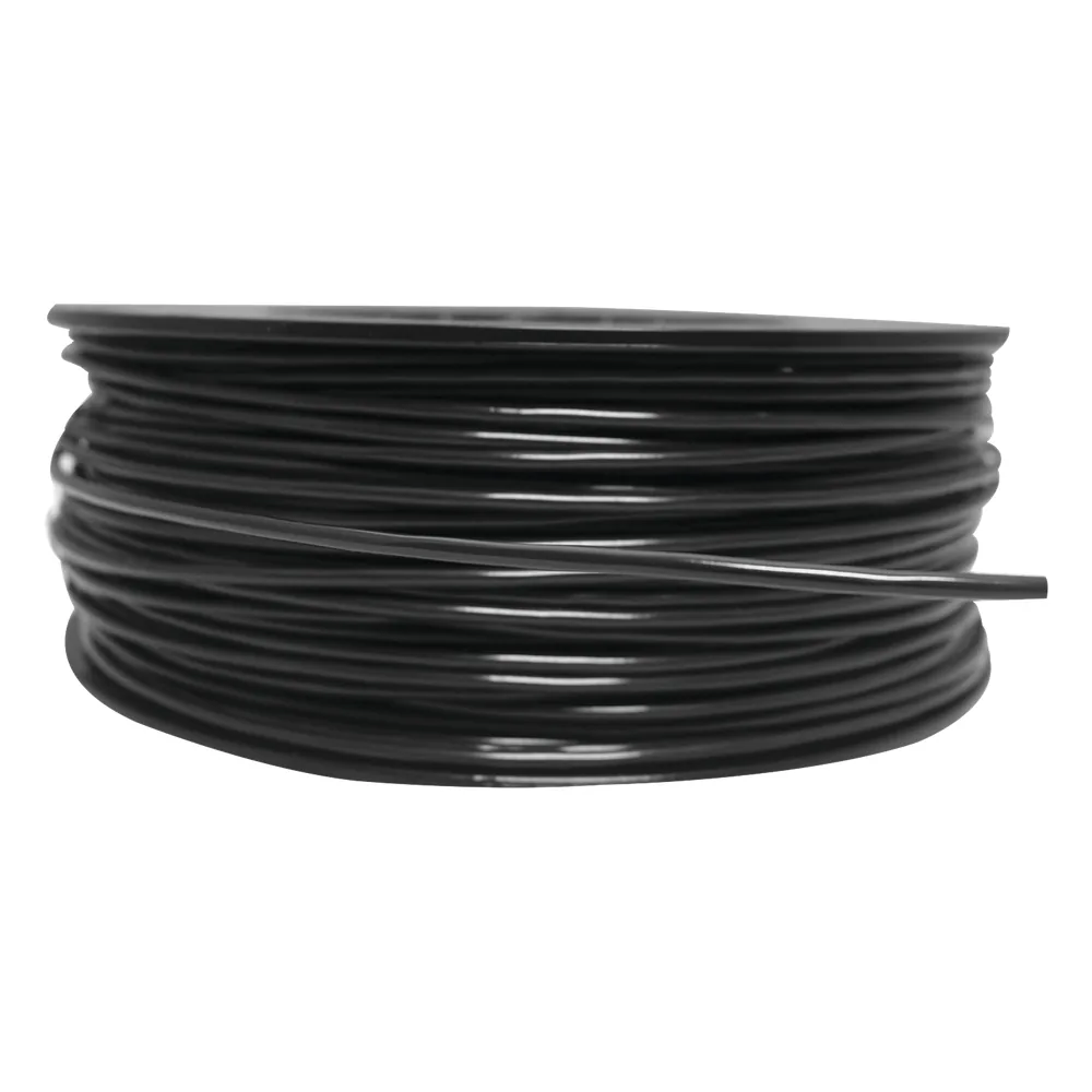 Bobina de 152 Metros de Cable Detector de Calor, Temperatura Fija 104 °C, Recubrimiento de Nylon Negro para Aplicaciones en Exterior, con Guía Acerada