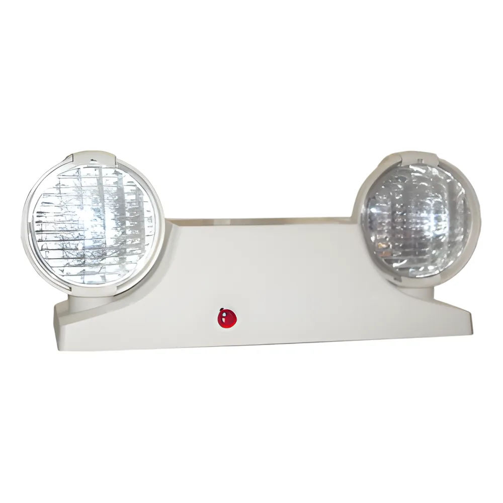 Luz de Emergencia Compacta Tipo Industrial (Blanca).
