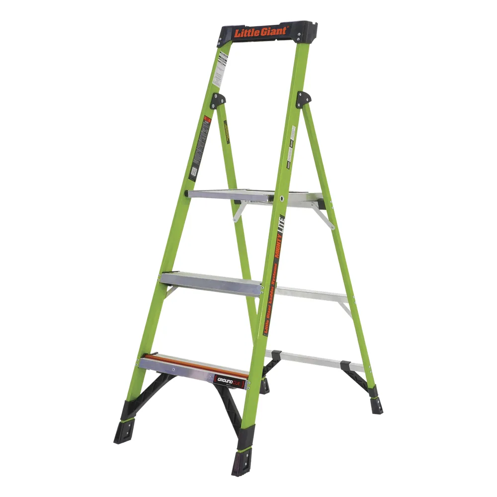 Escalera de Aluminio + Fibra de Vidrio de 1.5m con Soporte para Herramienta. !La Más Liviana del Mundo! (SKU 15365-001).