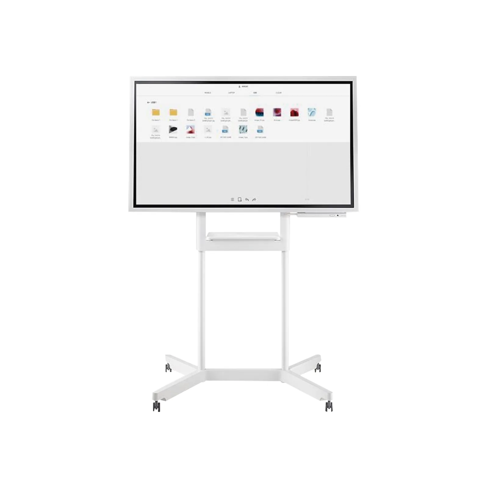 Display FLIP WiFi Interactivo de 55" con Lápiz Táctil. Puertos USB/LAN/RS232/HDMI/Salida Touch