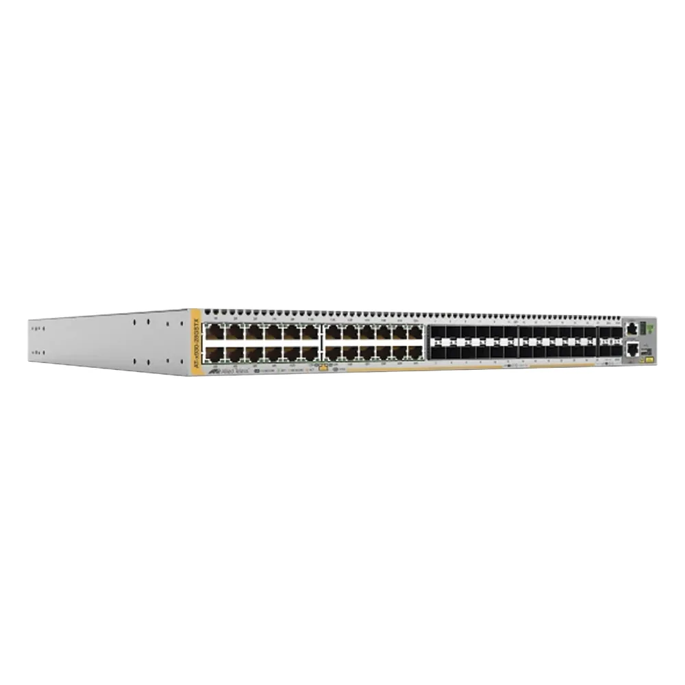 Switch Stackable 24-port 10/100/1000T y 24-port 100/1000 SFP, 4 SFP+ y doble hotswap - No incluye fuentes de alimentación