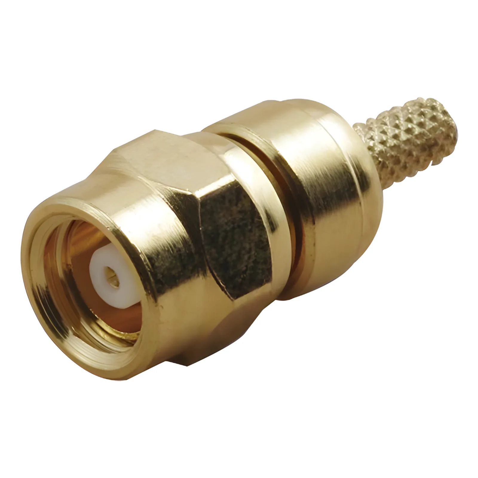 Conector SMC Macho de Anillo Plegable para cables RG-58/U LMR-195, RG-142/U.