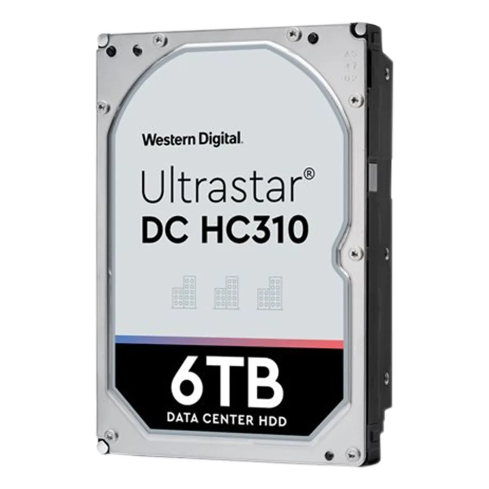Disco Duro Enterprise 6 TB / Wester Digital (WD) / Serie Ultrastar / Recomendado para Data Center y NVRs de Alta Capacidad / Alto Performace