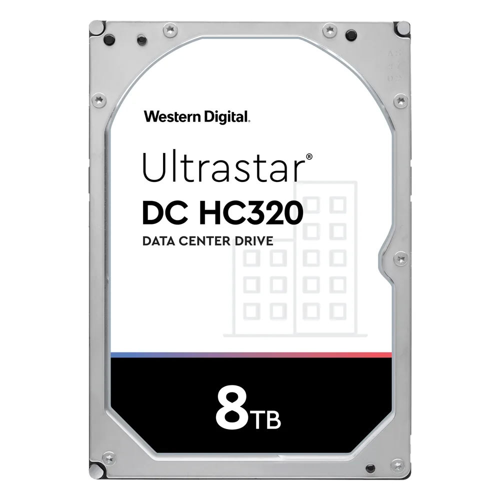 Disco Duro Enterprise 8 TB / Wester Digital (WD) / Serie Ultrastar / Recomendado para Data Center y NVRs de Alta Capacidad / Alto Performace
